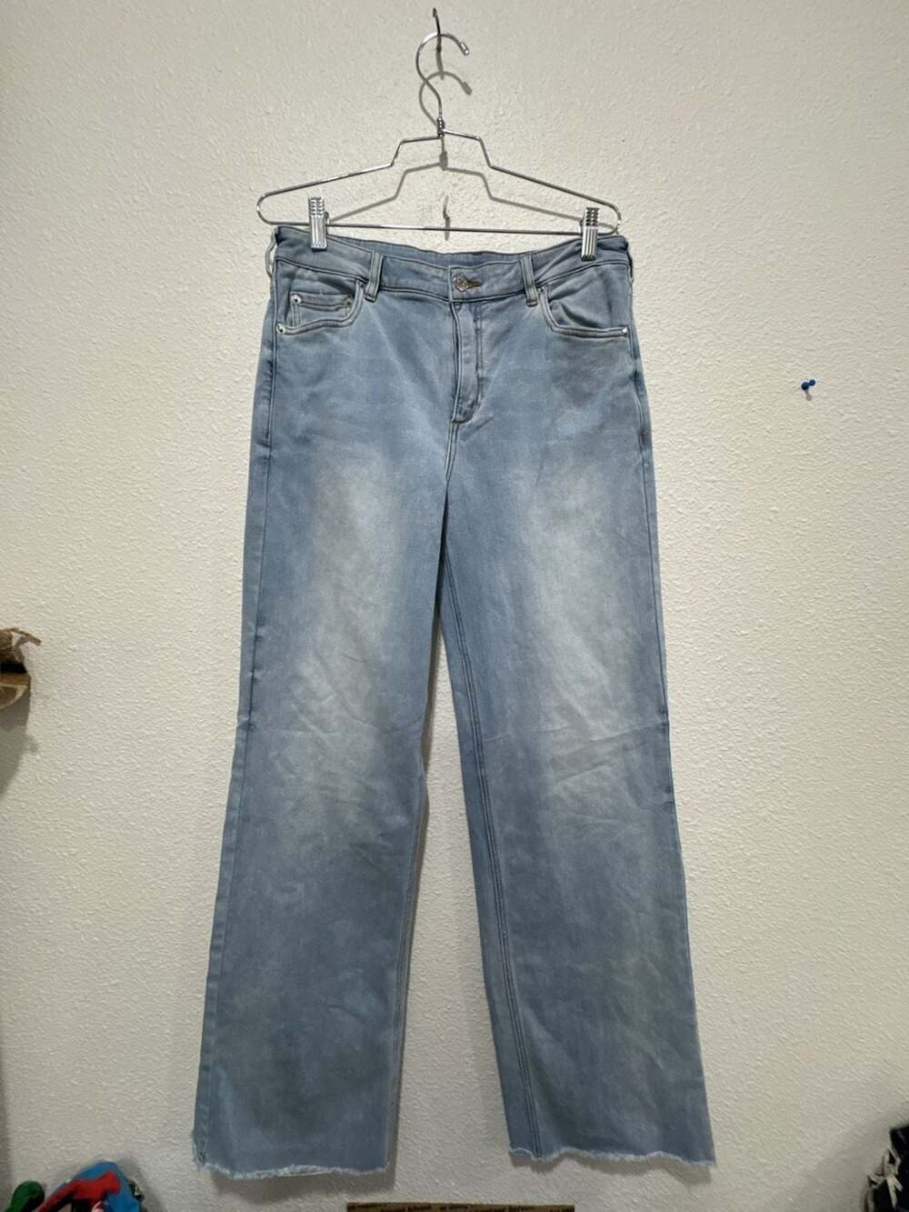 SER.O.YA Coastline Terry High-Waisted Wide Leg Jeans